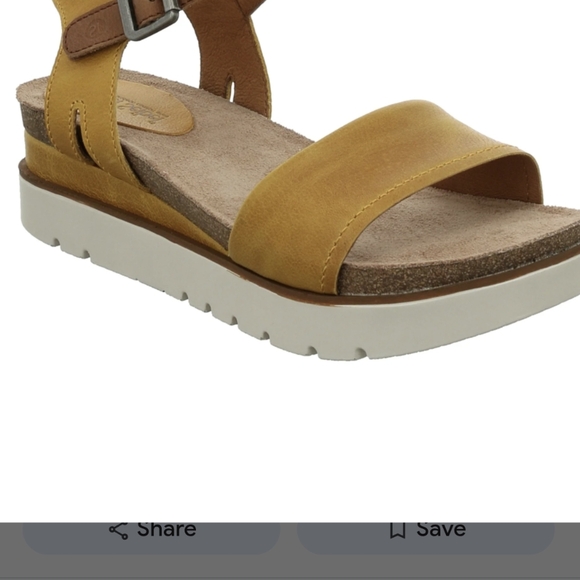Women's Yellow Sandals - Picture 1 of 3